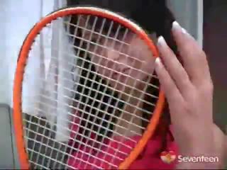 Sexually Uneasy Tennis schoolgirl