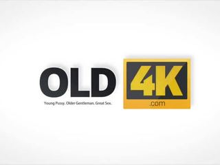 Old4k. Young Round Ass Vs Hard Old pecker